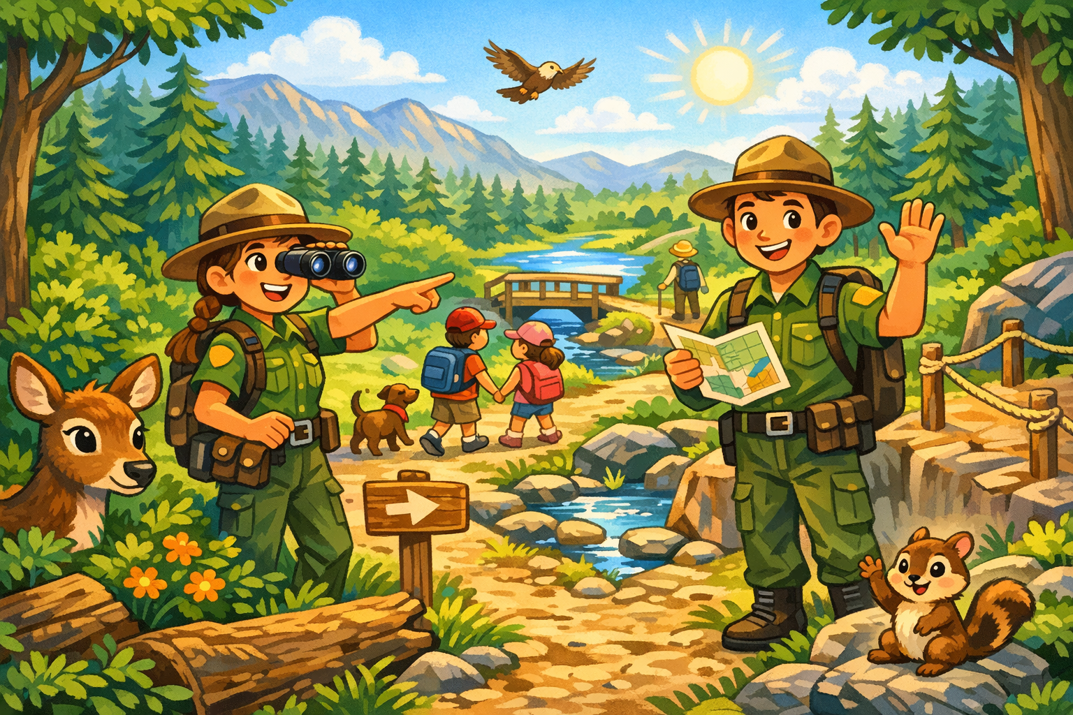 Park Rangers on Trail Watch thumbnail